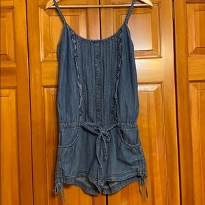 Denim Romper